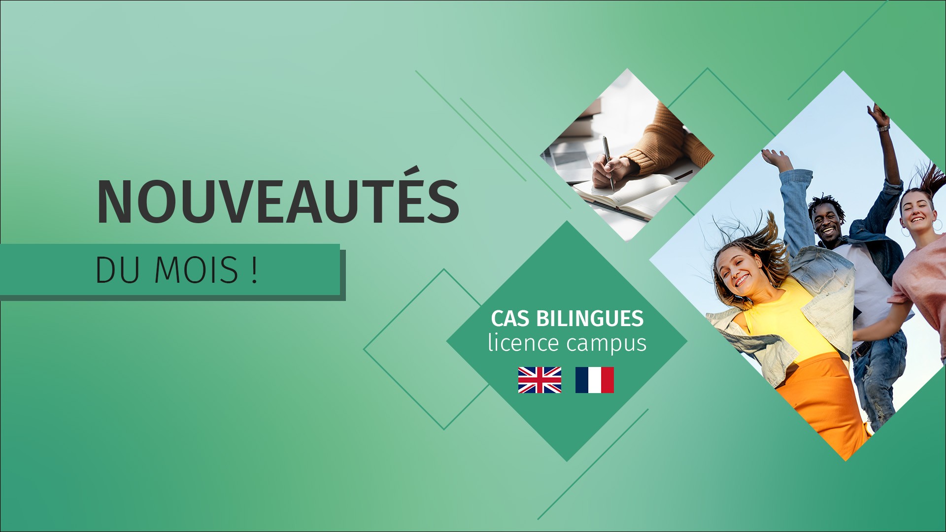 Nouveautes du mois